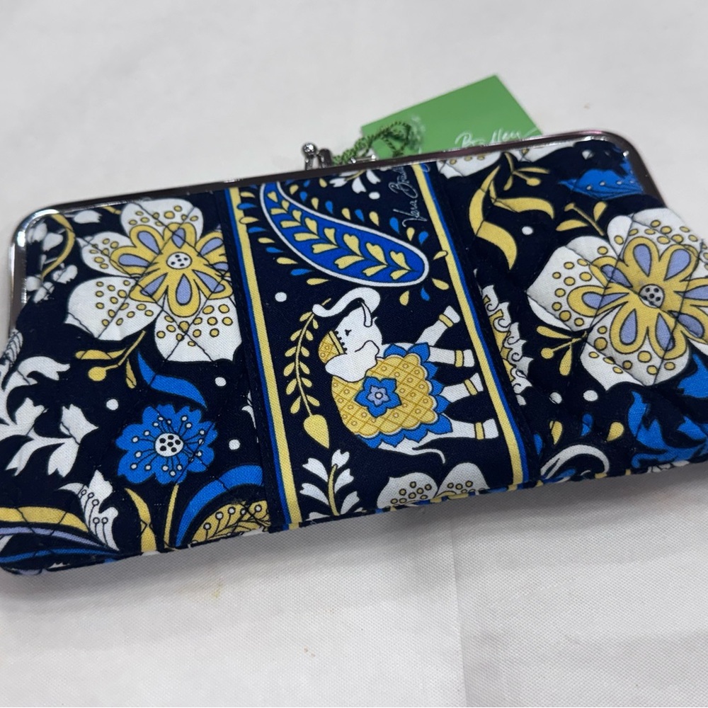 NWT | Vera Bradley| Kisslock Clutch/ Wallet Elephant Print